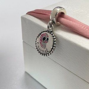 Cozumel Mexico Skull Charm